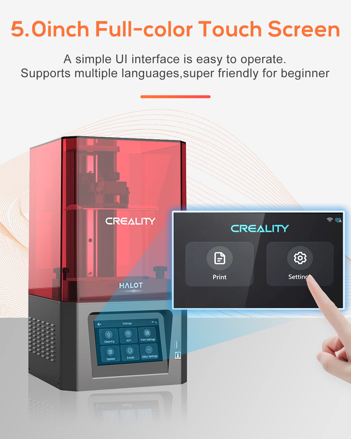 Amazon | Creality HALOT-ONE 3D プリンター 高精度印刷サイズ