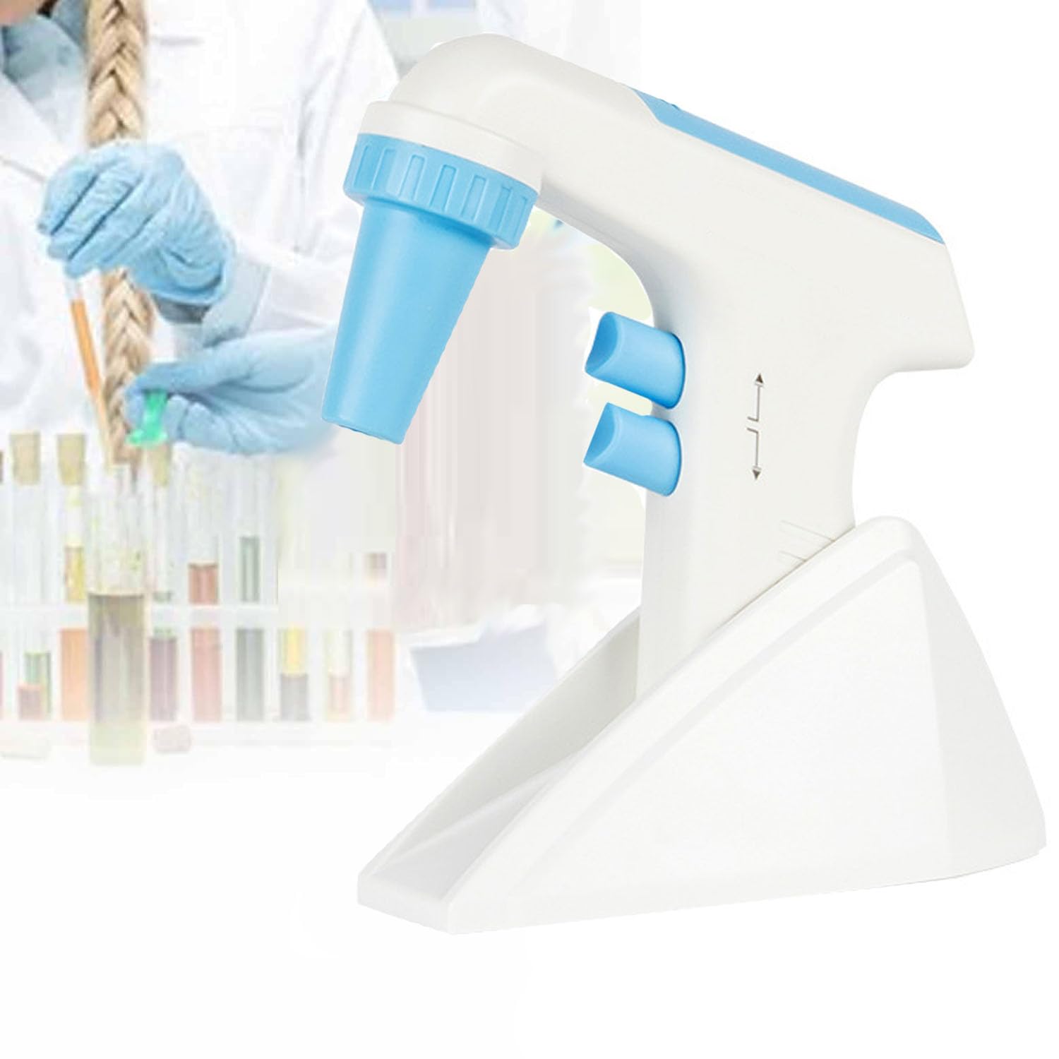 Elektrischer Pipettierhelfer Für 0,1–100 Ml, Digitale Laborpipette, 8 Einstellbare Geschwindigkeiten, Schwerkraft-/Elektro-Dosiermodus, Ansauggeschwindigkeit: 25 Ml In <7 S, Für Labore