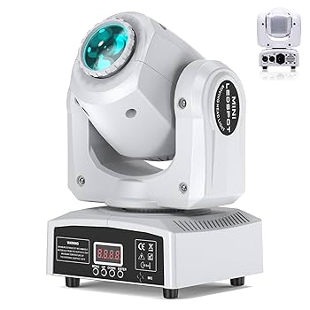 Amazon.co.jp : U`King ステージライト 小型ムービングライト 七
