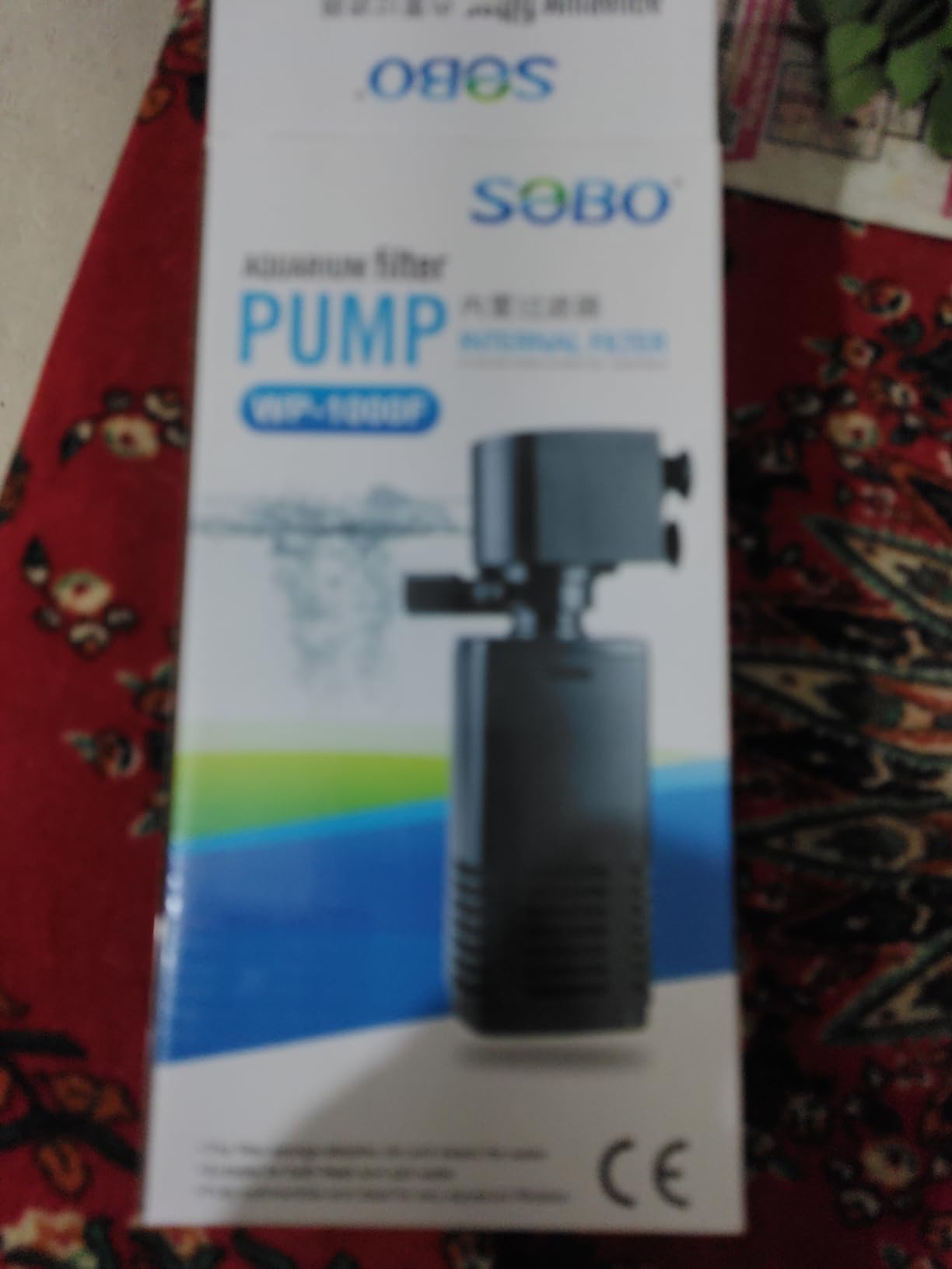 Sobo WP1000F Aquarium Internal Filter, 1 Piece Amazon.in Pet Supplies