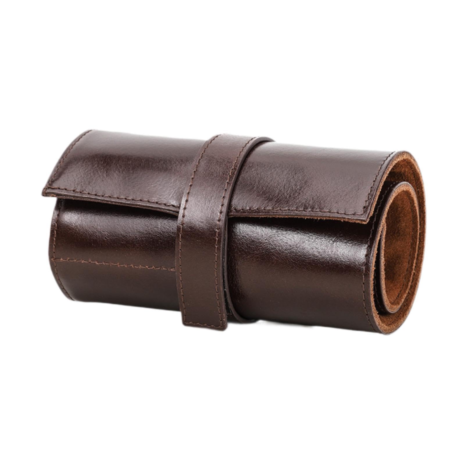 Astuccio Per Orologi 6 Slot In Pelle Cerata