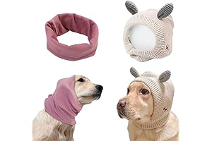 Quiet Ears for Dogs Anxiety Barking - Dog Ear Covers Muffs Snood...
