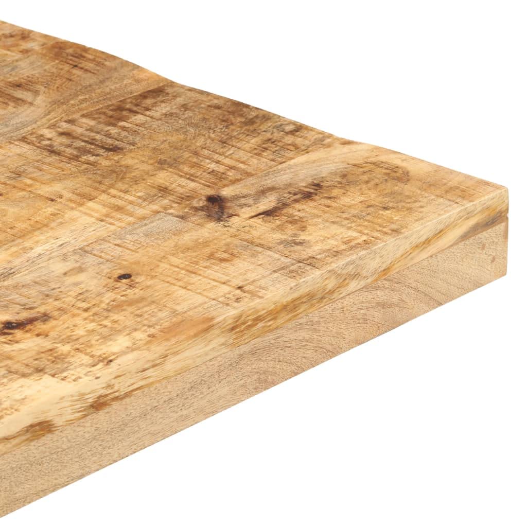 Tavolo da bistrot quadrato, 80 x 80 x 75 cm, legno di mango grezzo