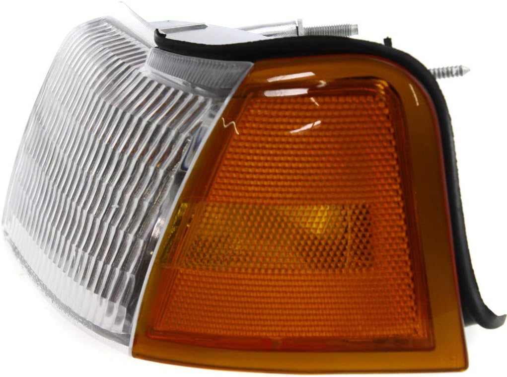 For Ford Thunderbird 1989-1995 Turn Signal/Parking Light Driver and Passenger Side | Pair | Plastic | Replacement For FO2520113, FO2521111 | E9SZ13201A, E9SZ13200A