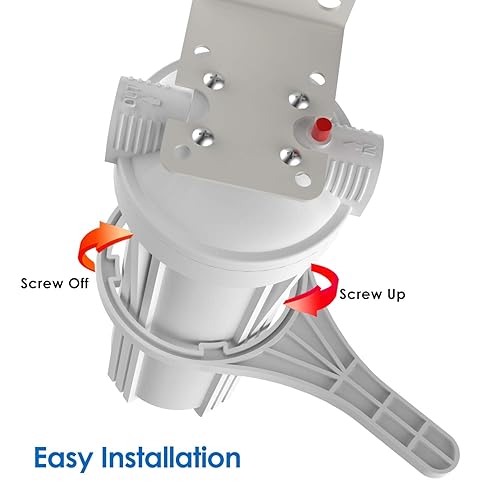 Miniatura 7 de SimPure Carcasa para filtro de agua para toda la casa, filtro de agua en línea para el hogar, filtro de sedimento universal de 10 pulgadas con