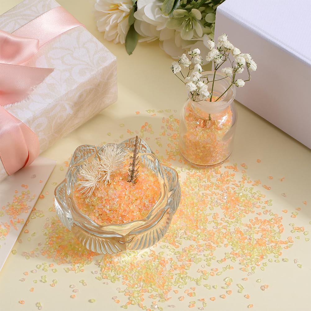 Glitter artigianali in vetro frantumato per resina, trucioli di