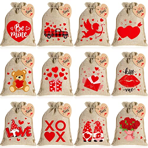 Shappy Burlap Gift Bags