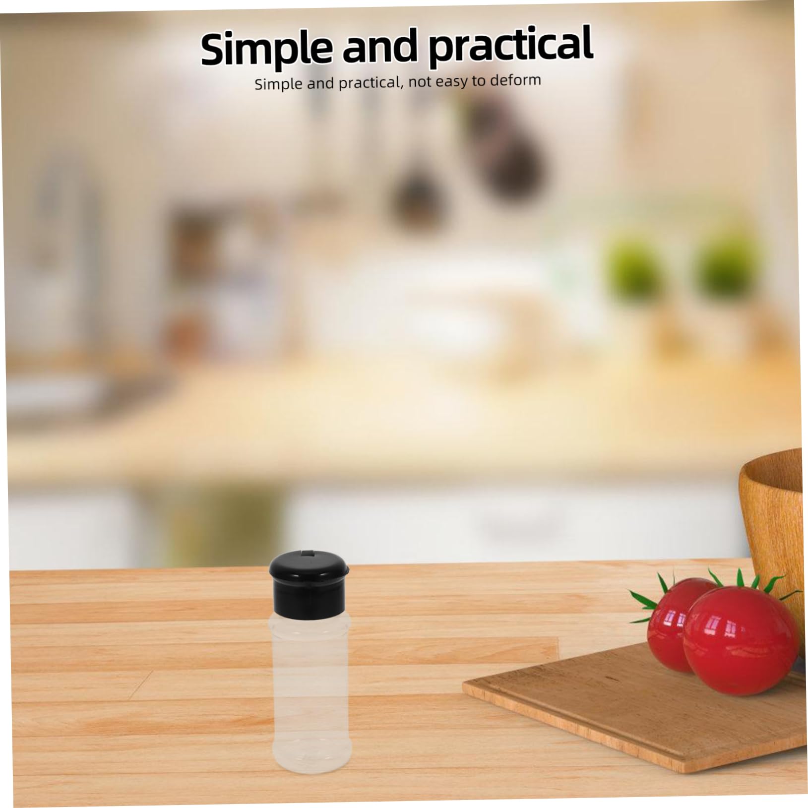 NAMOARLY 100ml Capacity Spice Bottle Condiment Set Salt Pepper Shaker Sauce Dispenser Bottle Mini Seasoning Jars Kitchen Seasoning Containers