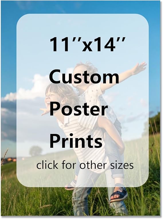 GZZFXXD Personalized Custom11''x14'' Canvas Prints with Your Photo/your Image Large Wallart Wall Decor for Bedroom Dining room Living room Children's room(Unframed)