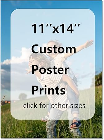GZZFXXD Personalized Custom11''x14'' Canvas Prints with Your Photo/your Image Large Wallart Wall Decor for Bedroom Dining room Living room Children's room(Unframed)