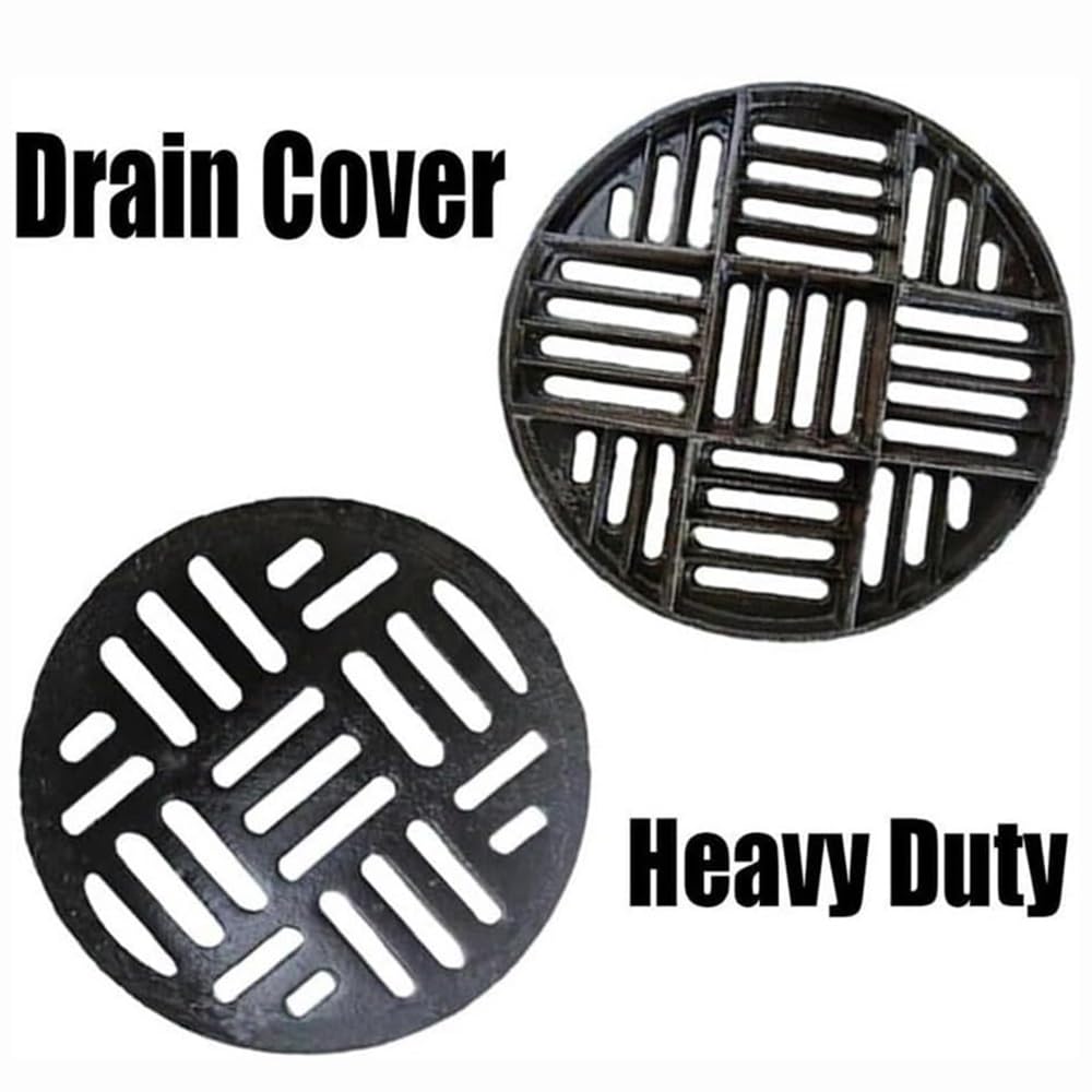 20cm Canale Drenaggio Rotonda Griglie Di Drenaggio In Ghisa Resistente E Durevole, Piovana Copertura Esterno Per Giardino(20cm (8"))