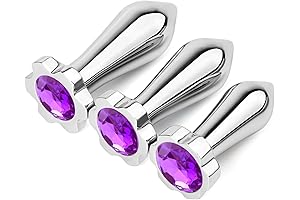 Mesmerizing Anal Set: Enhance Your Pleasure with 3-Piece Jewelry Butt Plugs