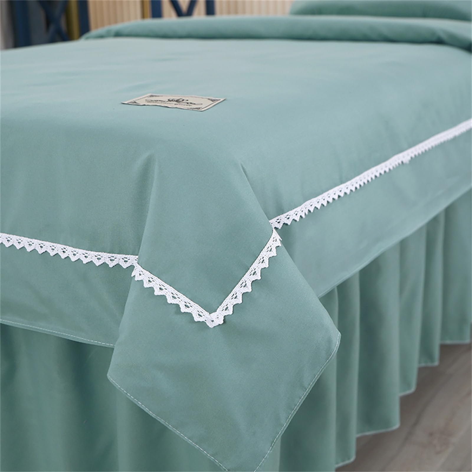 Coprilettino da Massaggio Impermeabile a Prova di Olio, Lenzuolo per Lettino da Massaggio Professionale con Foro per il Respiro del Viso Lenzuola Traspiranti per Massaggi/Tuina/Spa Club/Hotel(#1