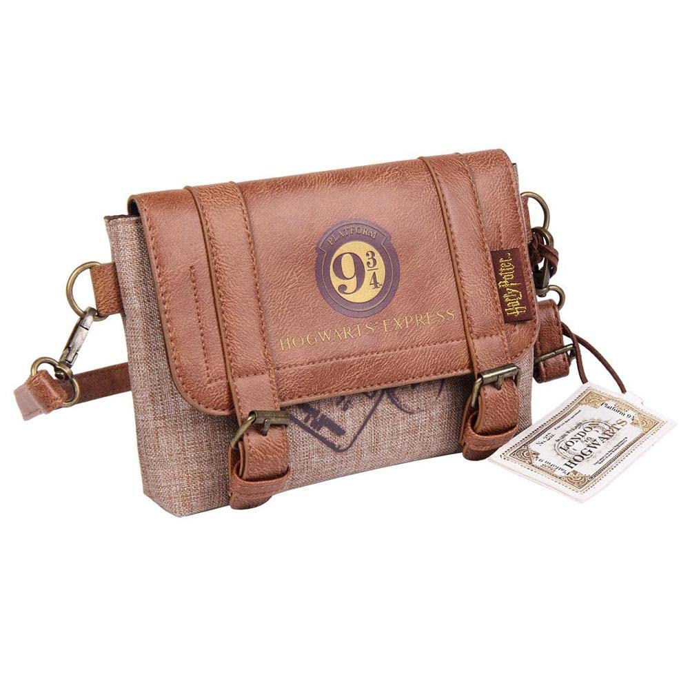 CERDÁ LIFE'S LITTLE MOMENTS Mujer Riñonera - Bolso Ri onera Harry Potter Licencia Oficial Warner Bros, Marrón, Einheitsgröße EU