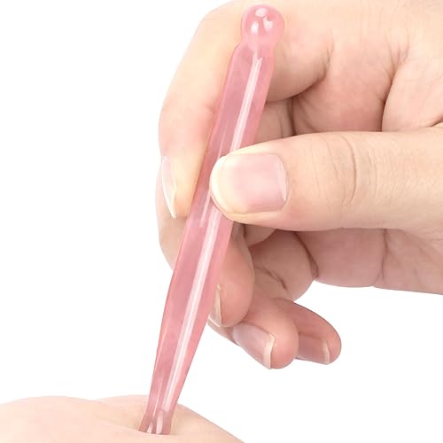 Aplicador de crema para ojos, varita de masaje de ojos, bolígrafo de acupuntura, tratamiento de punto facial, herramienta de terapia de raspado Gua