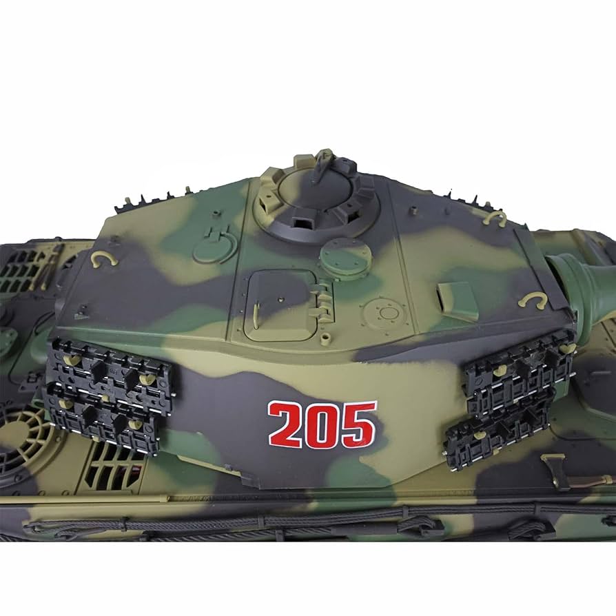 ヘンロン1／16 キングタイガーラジコン戦車　ジャンク ヘンロン 1/16スケール 戦車 ラジコン ドイツ キングタイガー