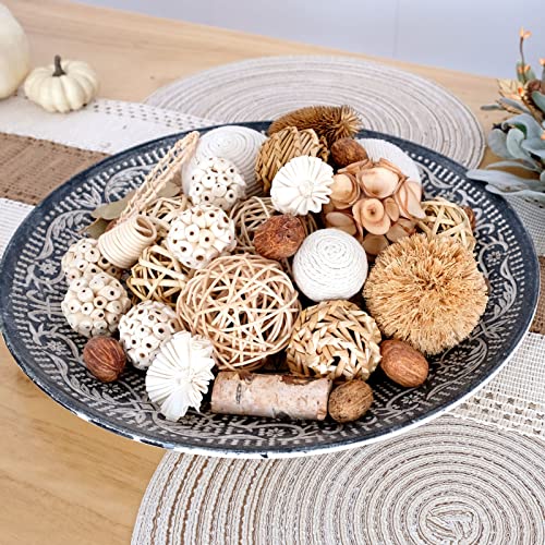 Popurrí fragante y bolas decorativas Ciroases para relleno de jarrones y centros de mesa 3
