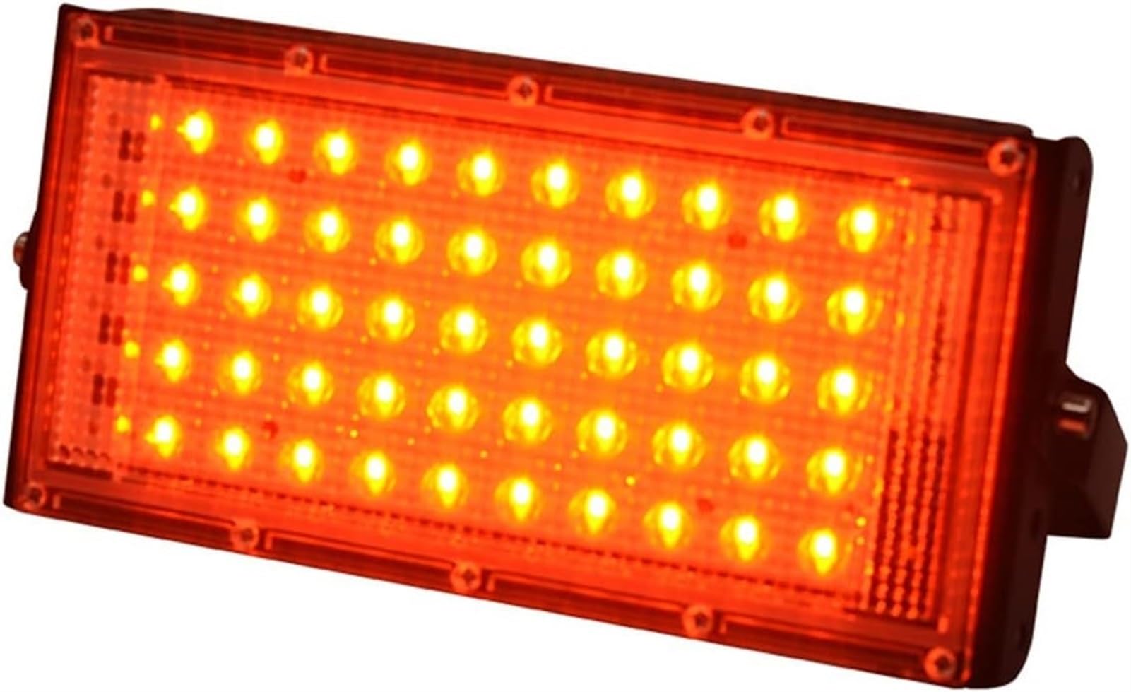 YTBHSHXZ Outdoor Lights， IP65 LED Street Lamp Red Blue Green Landscape Lighting for Garden, Backyard, Garage, Doorways(RED 50W)