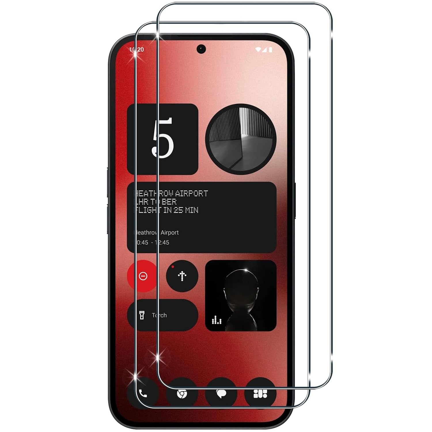 Amazon | (2枚入り)For Nothing CMF Phone 1 保護フィルム 強化ガラス