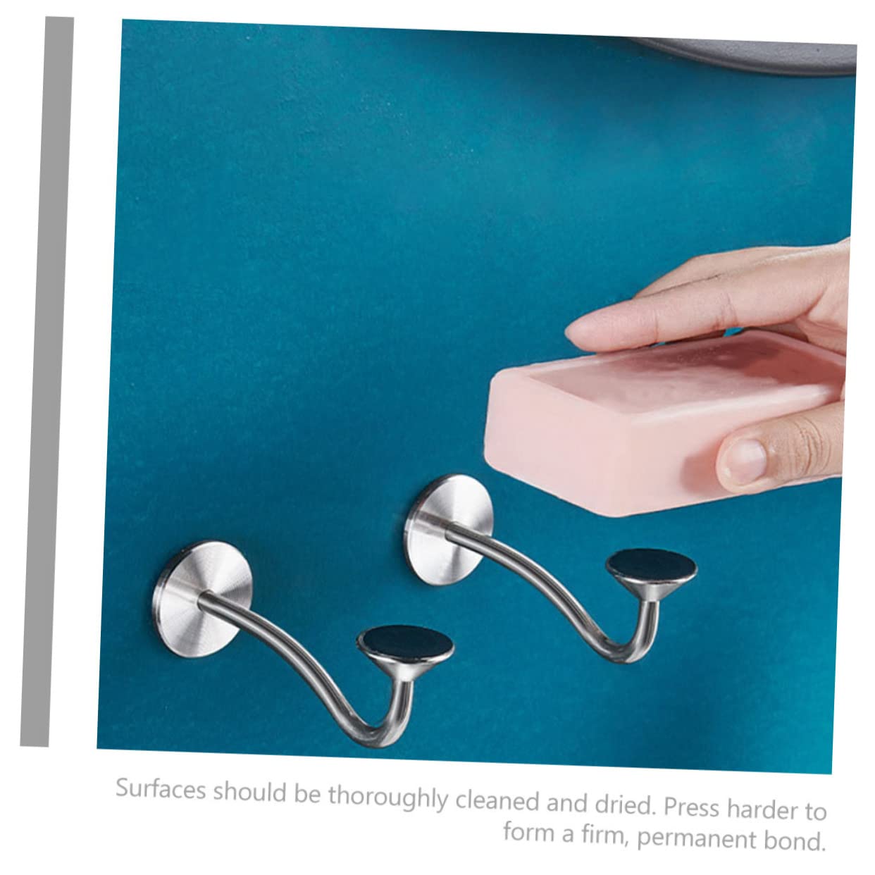 2pezzi Portasapone Da Inossidabile Per Asciutto Facile Installazione Per Bagno Accessorio e