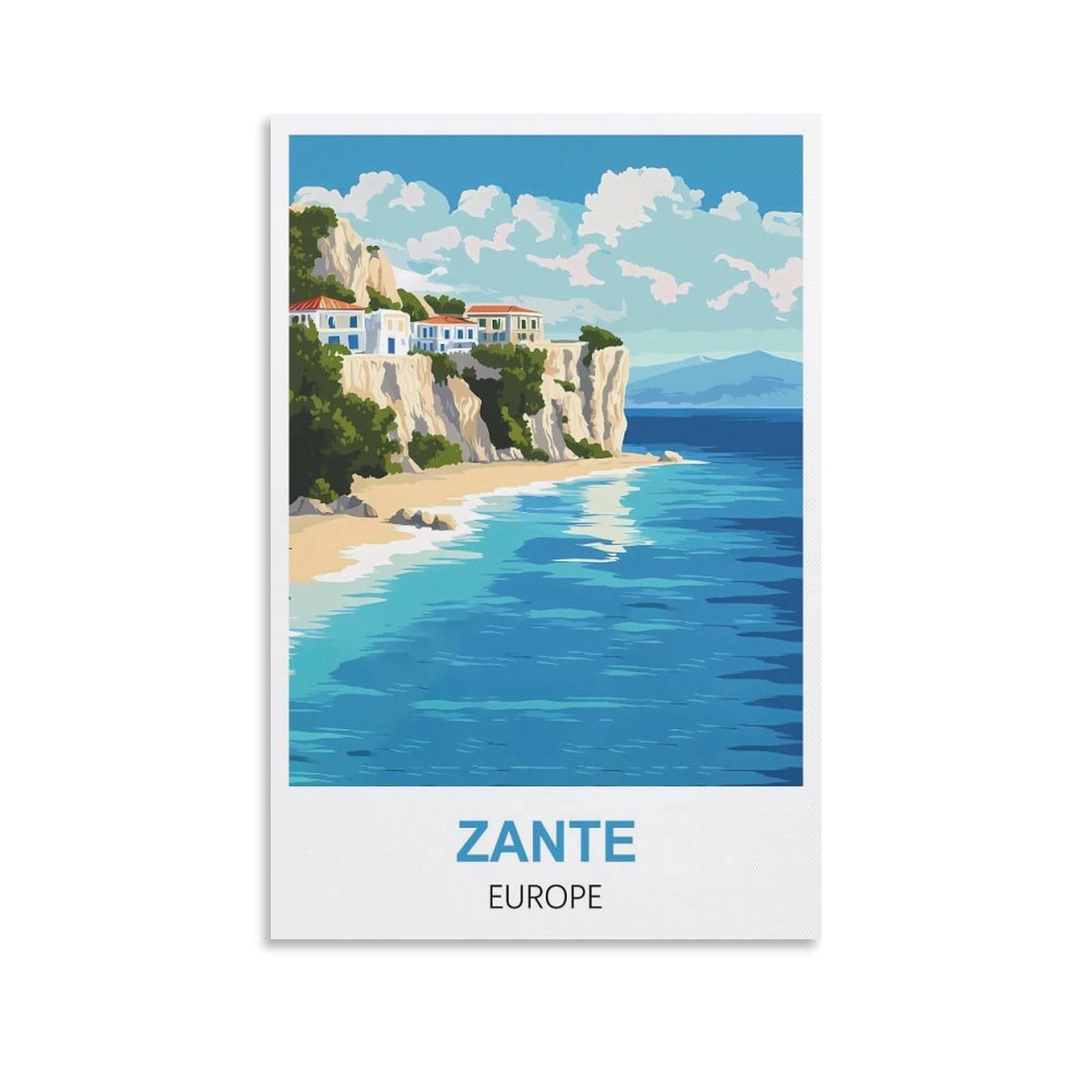 EZMLFA DIY 5D Diamond Painting Kits for Adults,Zante Europe Crystal Rhinestones Art Craft for Beginners DIY Home Wall Decor Gift 50x60cm