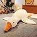HPOSAN Goose Stuffed Animal Toy Cute Giant White Goose Stuffed Animal Duck Plush Super Soft Hugging (A:19.5 inch)