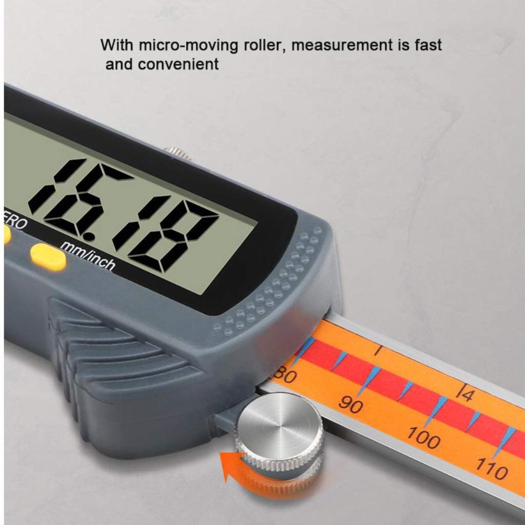 Suwalizki Elektroniczny Cyfrowy Cyfrowy Zacisk Ze Stali Nierdzewnej Vernier Caliper High Precision Industrial Pomiar Narzędzia Zakres: 0-150mm