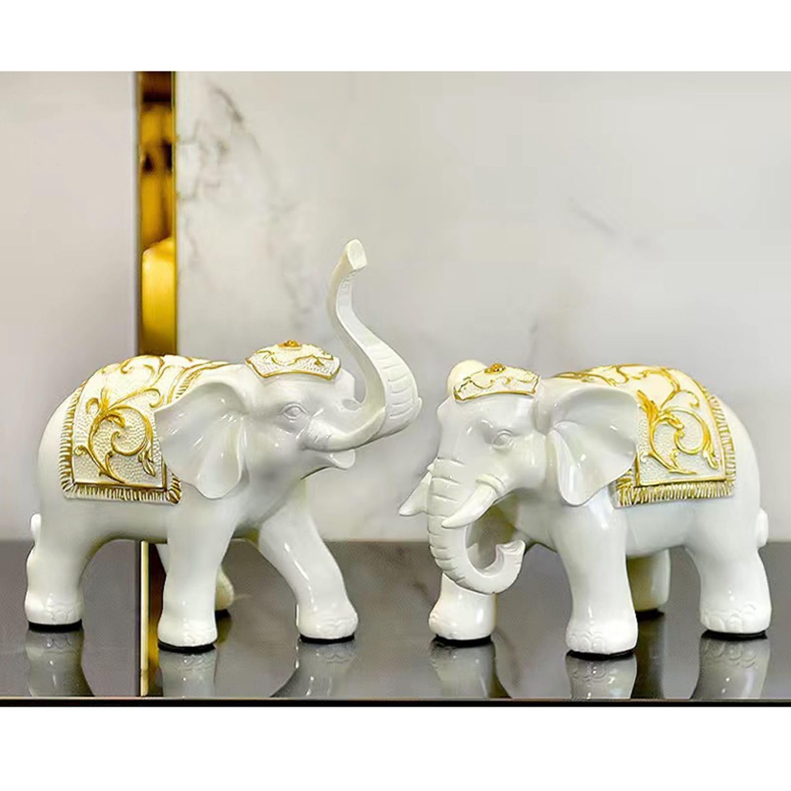 象の置物 置物 金属工芸 彫刻 象 象の置物 Amazon.co.jp: ZXKYZR8 象の装飾-青