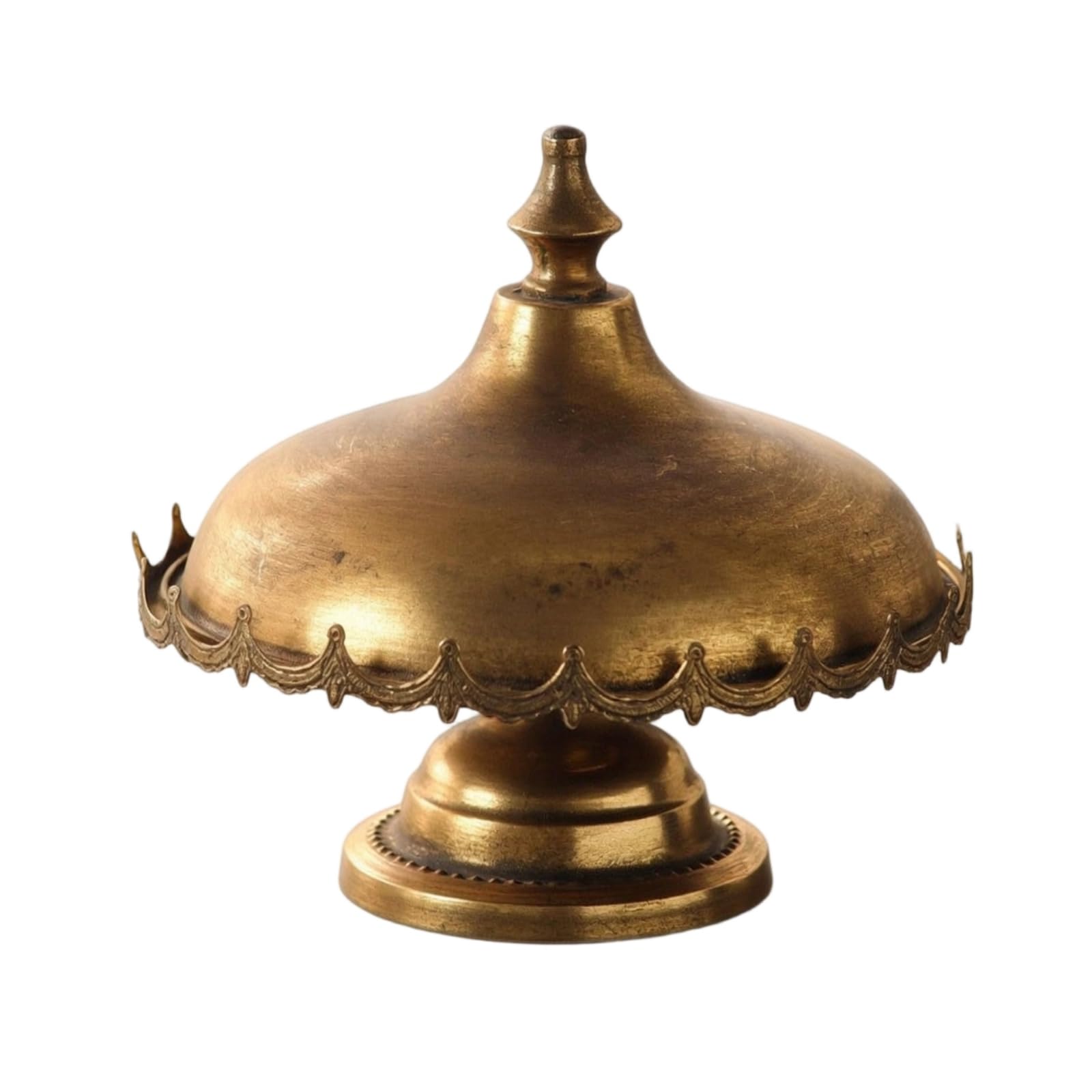 Bandeja Decorativa de Servir Expositor Vertical de Dos Bandejas con Asa Borde Metal Resistente Estilo Europeo Adecuada para Bodas Fiestas Cafés Mesa del Comedor