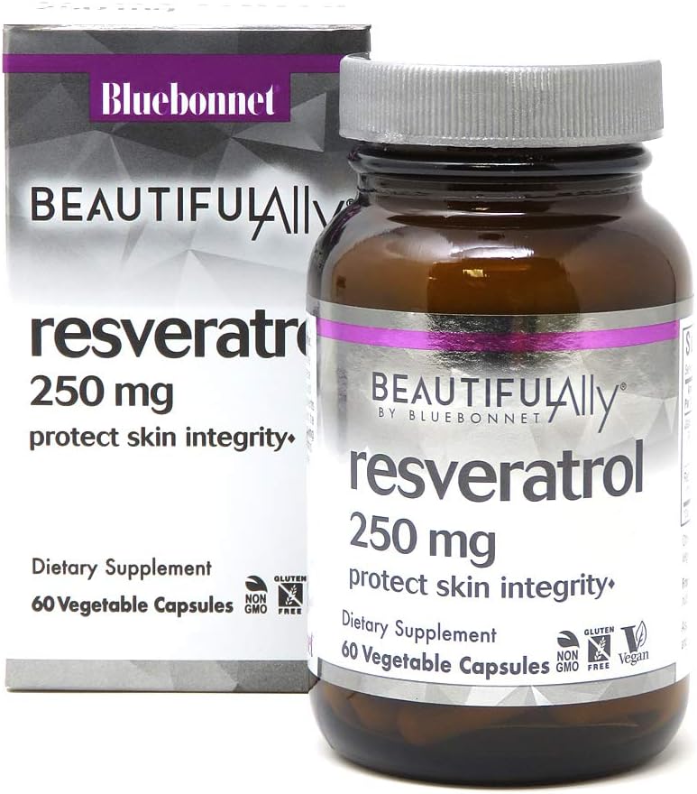Blue Bonnet Age Less Trans Resveratrol, 250 mg, 60 VCaps