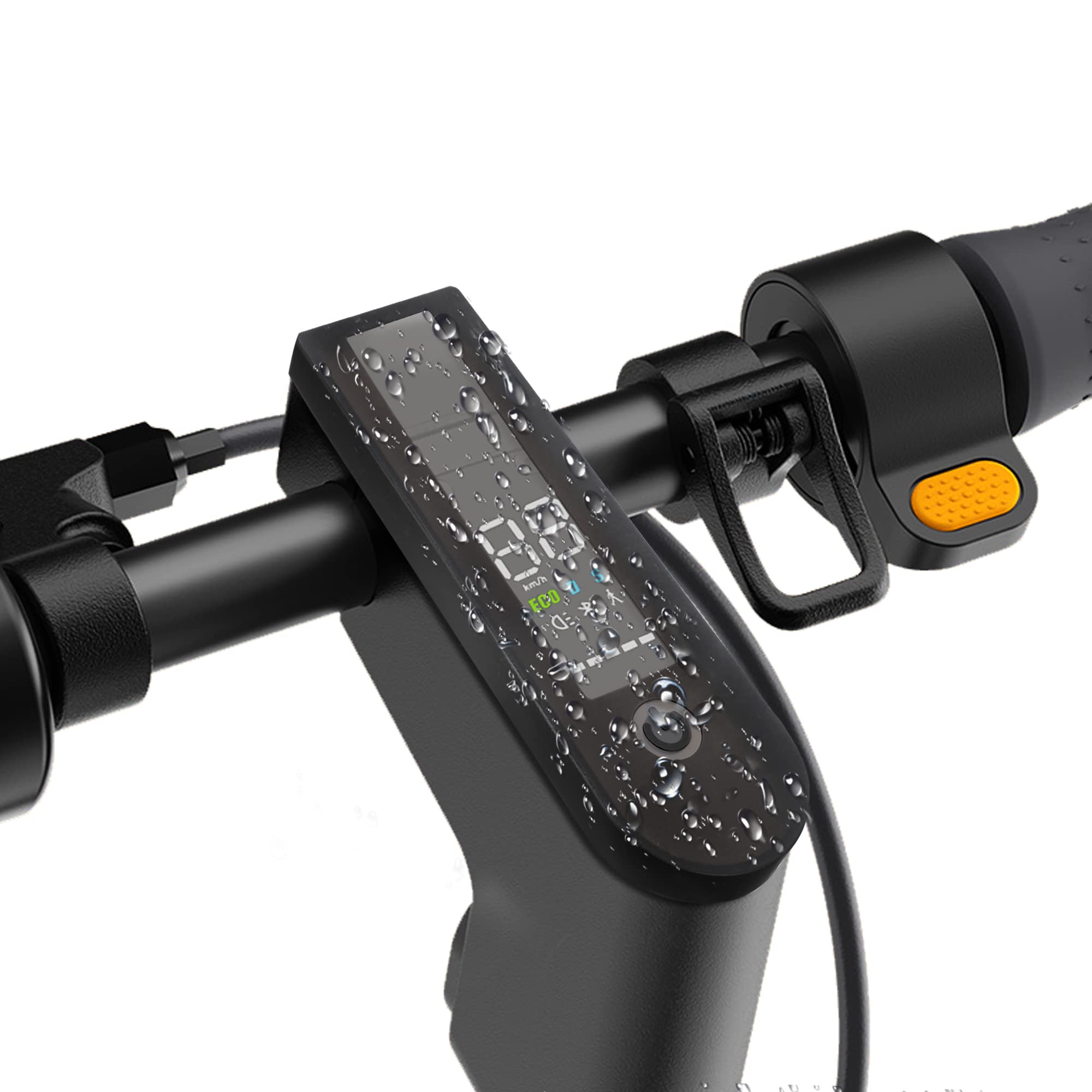 TOMALL Dashboard Cover Silicone Central Control Panel Case Waterproof Dustproof Protective Shell Compatible with Max G30 Electric Scooter (Black)