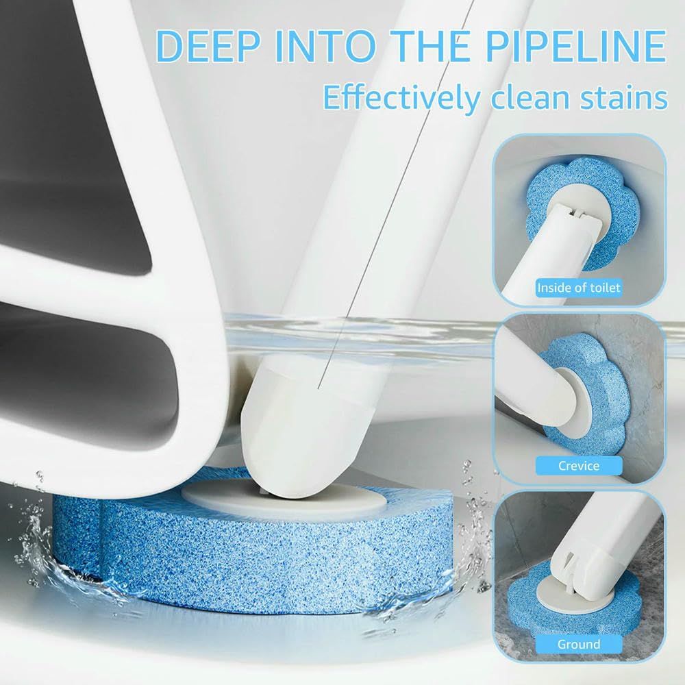 Zestaw szczotek toaletowych, 18/36 sztuk, długi uchwyt, narzędzia do czyszczenia, akcesoria toaletowe, higieniczne szczotki do WC do czyszczenia domu i łazienki