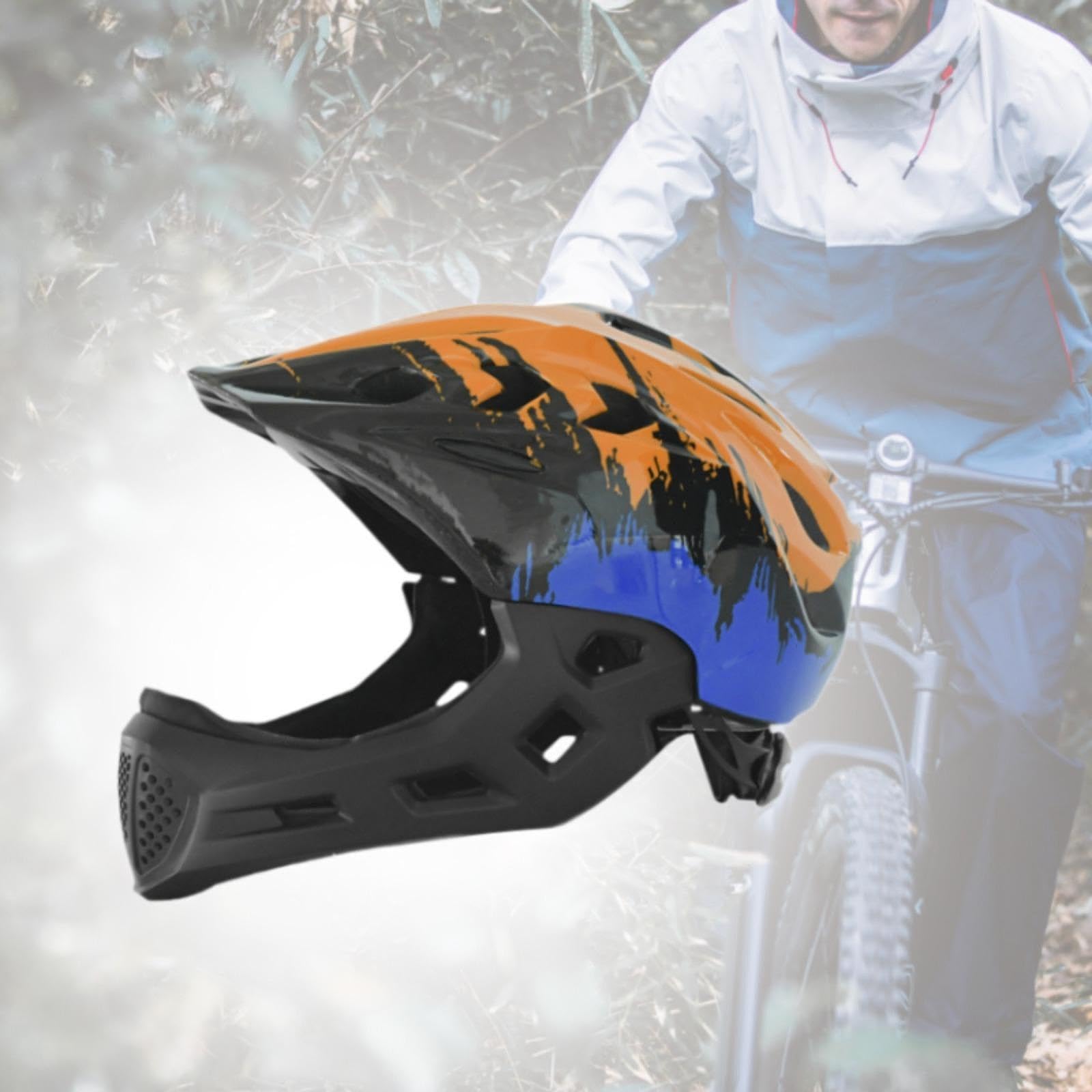 Casco de Bicicleta Infantil con Forro Transpirable Ventilación Múltiple Protección Facial Total Diseño Ajustable y Aerodinámico Adecuado para