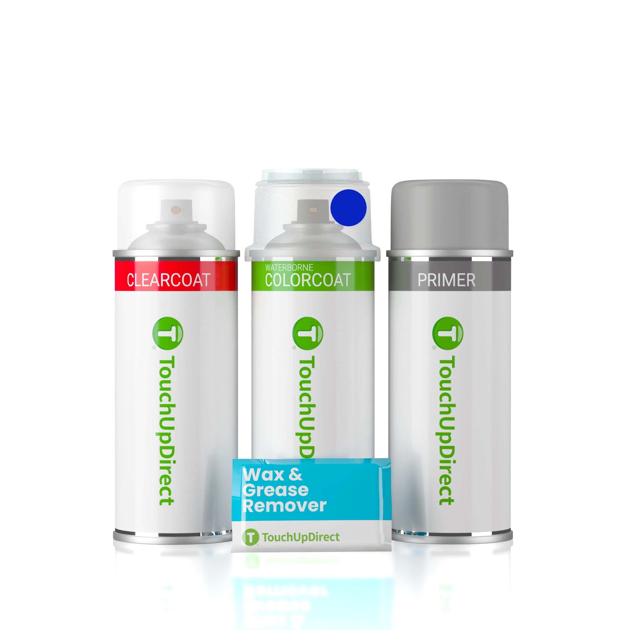 TouchUpDirect Superior Blue Motorcycle Touch Up Paint Compatible With Harley Davidson Exact Match Automotive Spray Paint Aerosol - Preferred Kit