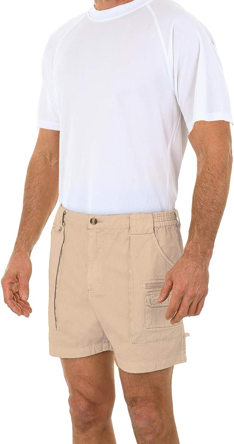 Beach Outfitters Men's Walking Hiker 100% Cotton Cargo Short