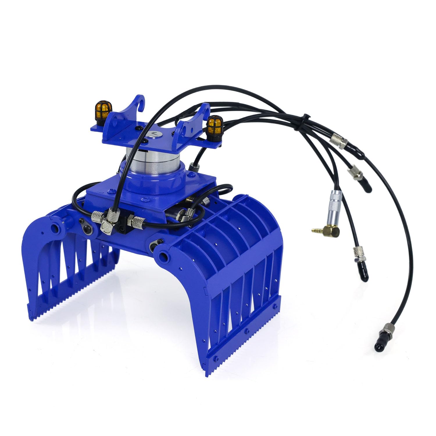 Metall Hydraulische Greifer mit Licht für DIY 1/14 946 946-3 Tracked Wheeled RC Bagger Modell Befestigungen