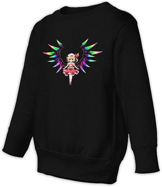 Amazon Co Jp 東方project フランドール スカーレット 5 子供服 キッズ スウェット プルオーバー クルーネック シャツ トレーナー スポーツウェア カジュアル 暖かい かっこいい 春秋冬 男の子 女の子 ファッション