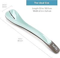 Vista 6 de PortoFino Salad Tongs for Serving, Salad Serving Utensils, 2 in 1 Salad Tosser, Salad Serving Tools, Lightweight, Nesting Design Easy to Store