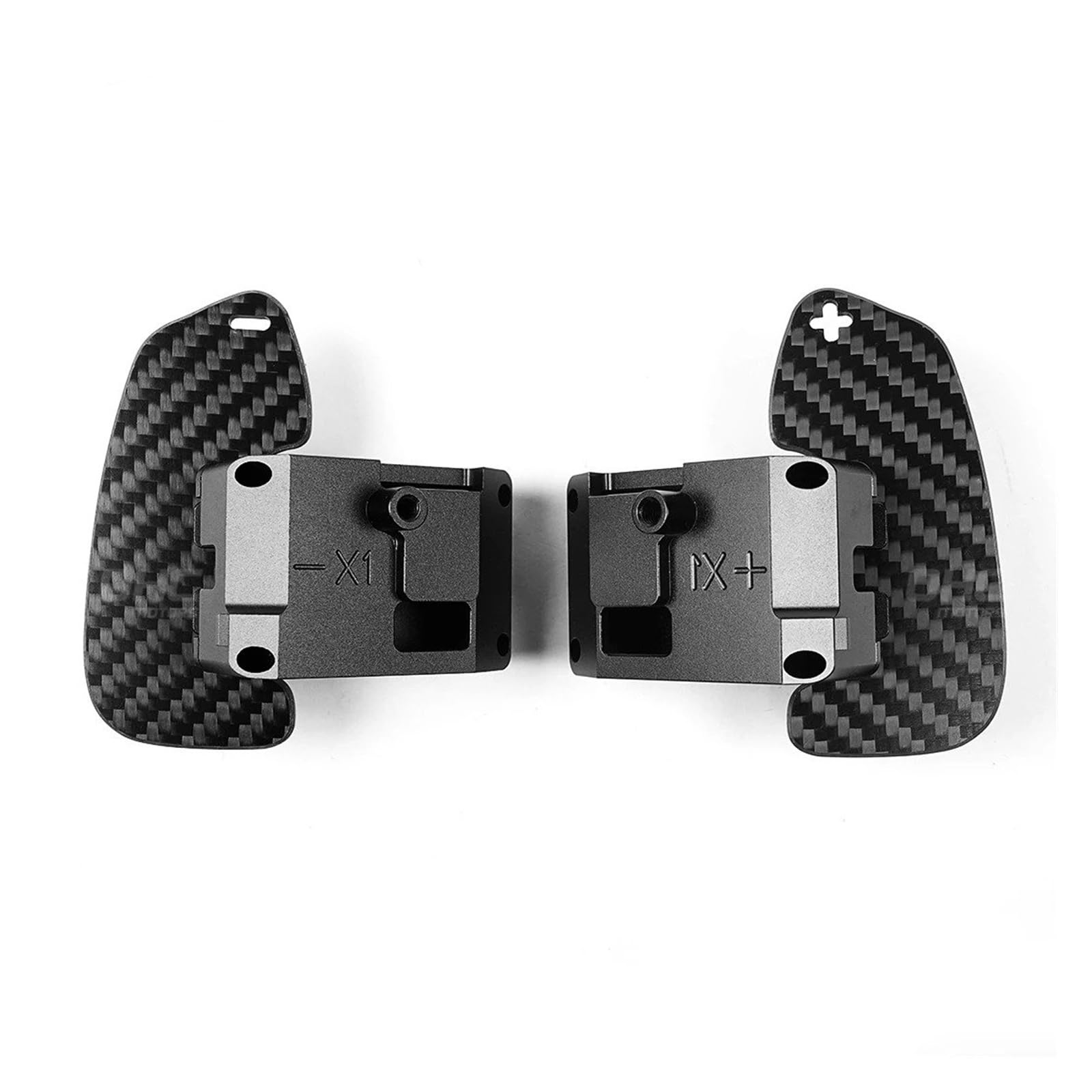 Zhangzhengyao Type 03 Car Steering Wheel Shifter Paddle For Hyundai For Gt For I30n For Kona For Elantra For Veloster Carbon Fiber Magnetic Steering Wheel Paddle Shifters(Type 03)