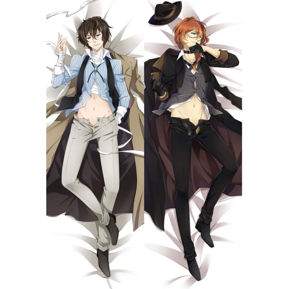 Anime Dakimakura Bungo Stray Dogs Osamu Dazai Hug Body Pillow Cover Cushion Pillow Case Fujoshi Otak