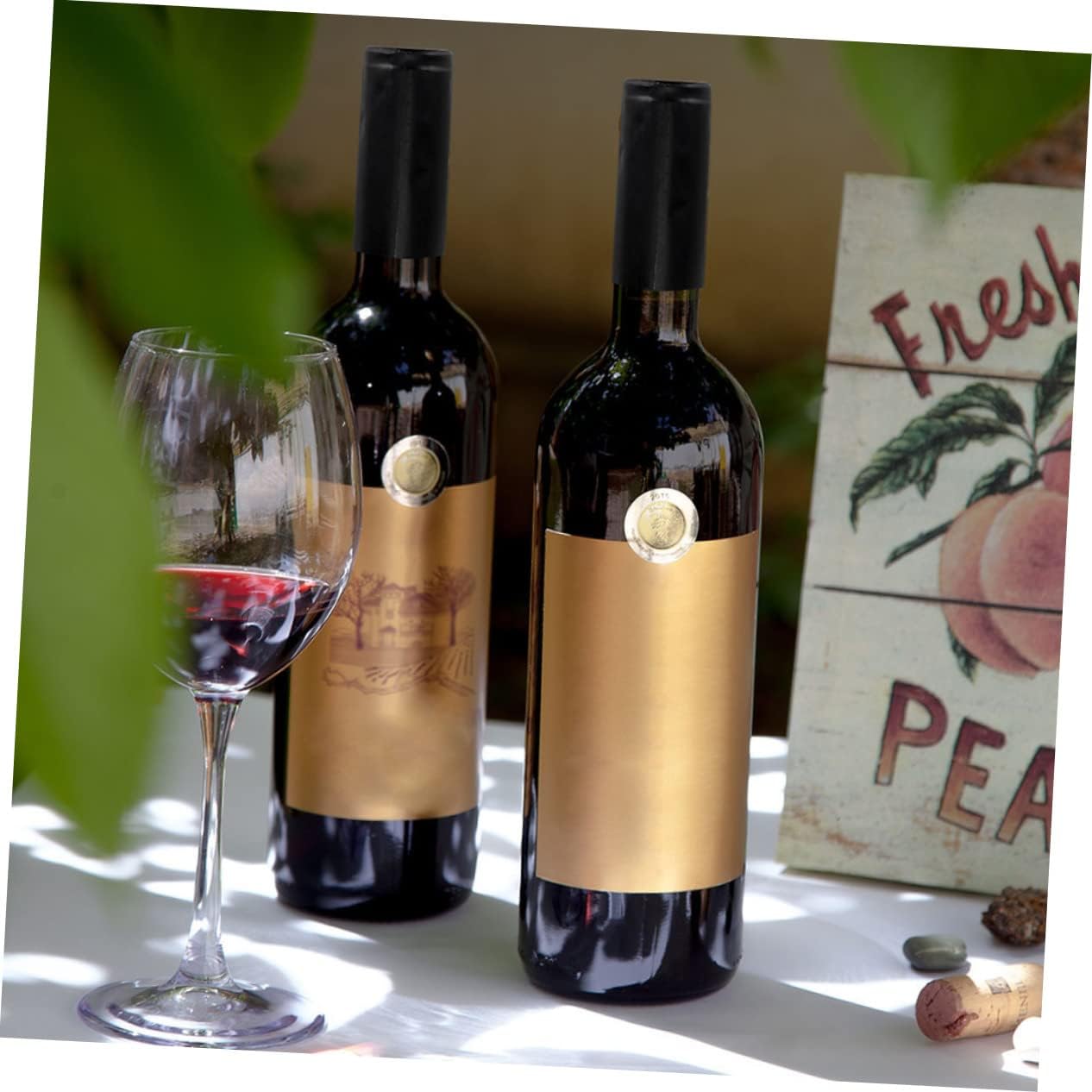 SHOWERORO Red Wine Bottle Sealing Film 100pcs Heat Shrink Wraps Sealing Bottle Caps Wine Accessories Heat Shrink Capsules