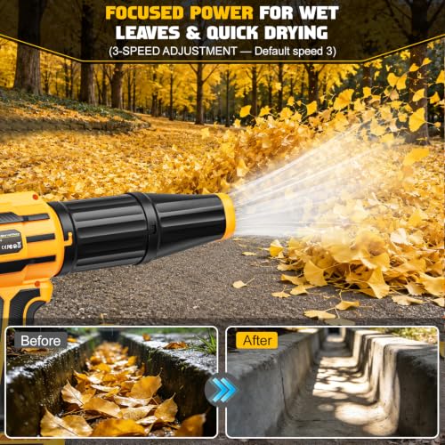 Uniqwamo 2-in-1 Cordless Blower and Vacuum