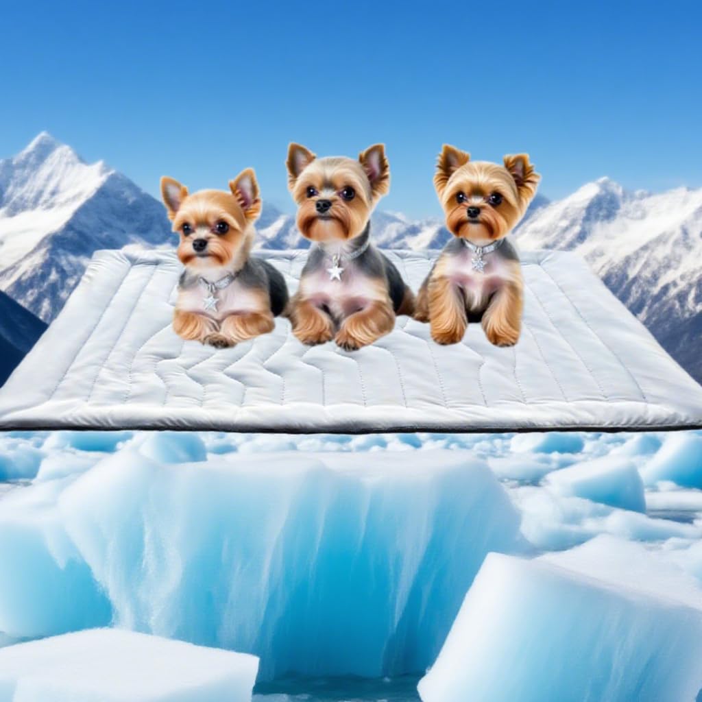 Cooling Mat 2025 New Barkley Cooling Pad for Dogs and Cats Non Gel Machine Washable Extra Large Gray 59 x 40 Ideal for All Breeds and Sizes Durable