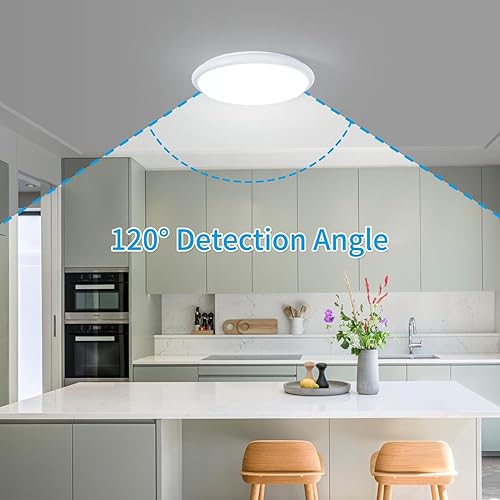 Miniatura 6 de DPXEKQ Lámpara de techo empotrada, lámpara de techo de pasillo de 12 pulgadas, 36 W, 3000 K, 4000 K, 6000 K, luces de techo LED, montaje de techo