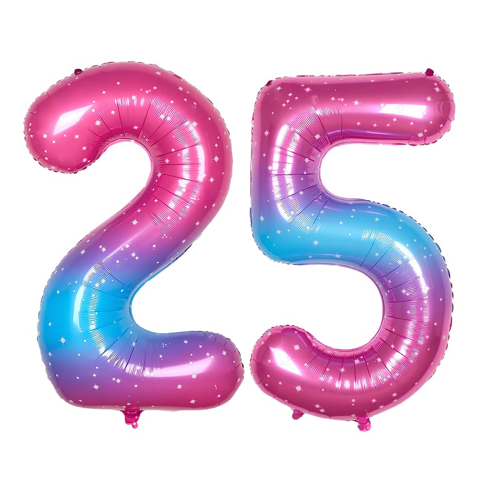 Foil Globo Número 5 Azul 40" (101cm), Inflable Helio o aire, Gigante Numeros 0-9, 10-19, 20-29, 30-100, Grande Globos Decoración para La Boda Aniversario y Cumpleaños Fiestas — view 285
