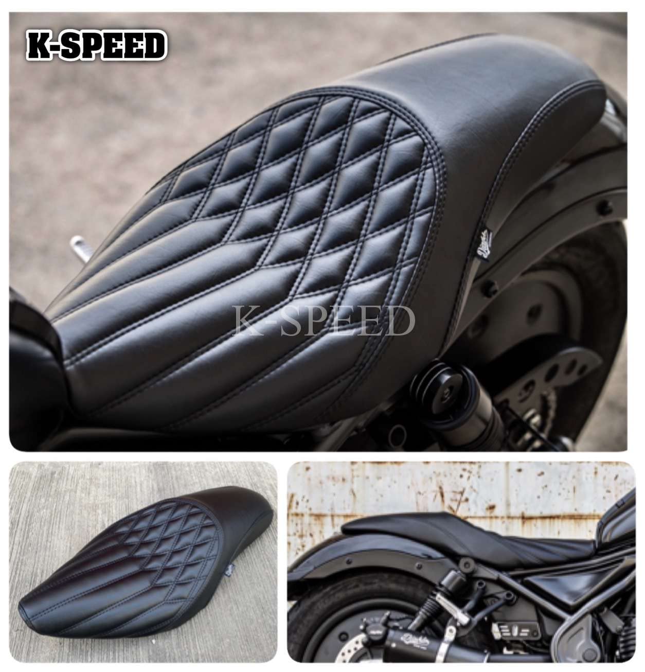 Amazon | K-SPEED-RB0130J シート Rebel250, 300 & 500 黒 | シート  