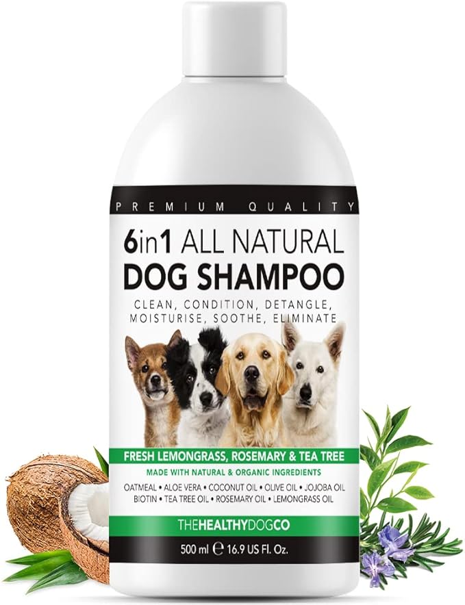 The Healthy Dog Co 6in1 AllNatural Dog Shampoo and Conditioner