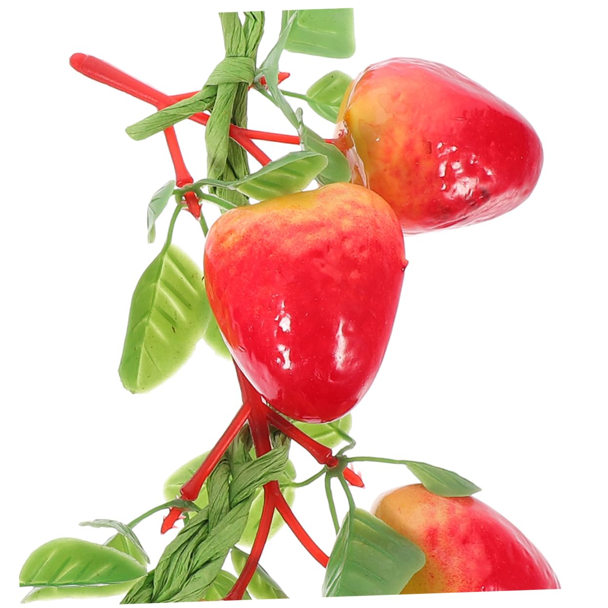 8pezzi Frutta Artificiale Decorativa Con Vite Di Fragole Simulazione Realistica Per Fotografia Decorazione Festa e Ambienti Creativi Facile Da Pulire e Leggera