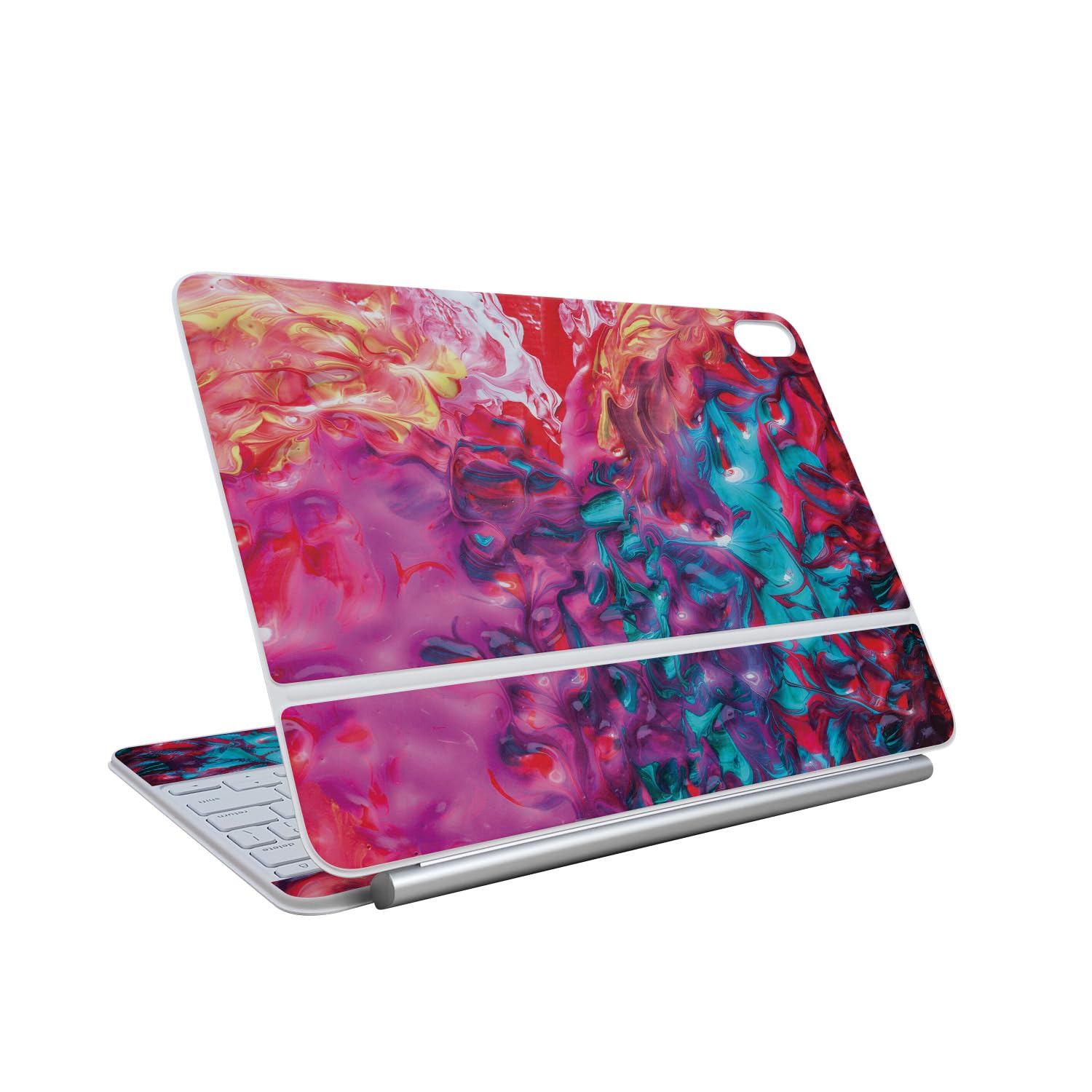 Skin Compatible with Apple Magic Keyboard for iPad Air 13-inch (M3) 2025 - Paint Party - Premium 3M Vinyl Protective Wrap Decal Cover - Easy to Apply | Crafted in The USA by MightySkins