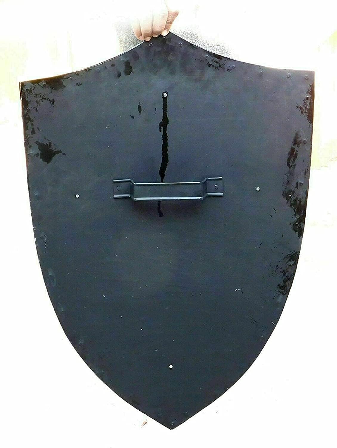 Real Medieval shield Fully Functional Red Cross Warrior Templar Shield Best Replica Product, Silver